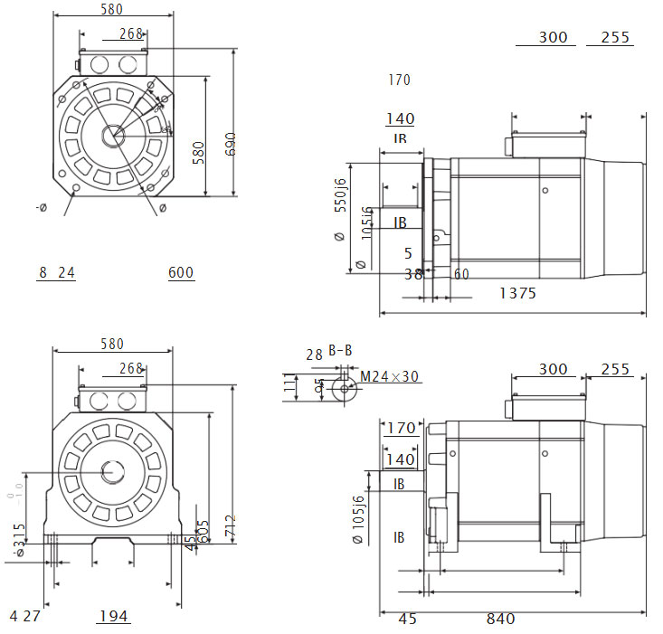 Servo Spindle Motor