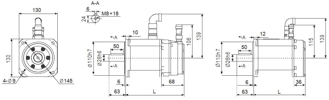 S18 Permanent magnet synchronous servo motor