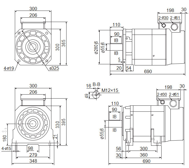 Servo Spindle Motor