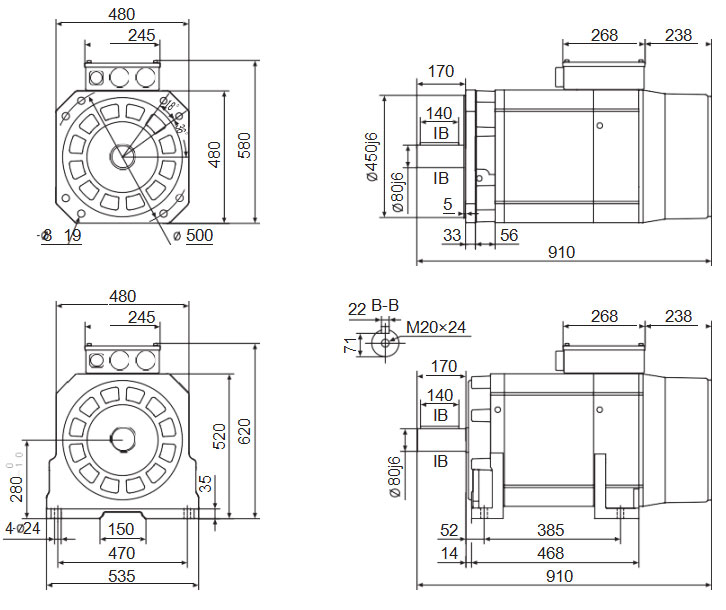 Servo Spindle Motor