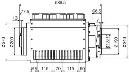 CNC Lathe Motorized spindle Air Cooling