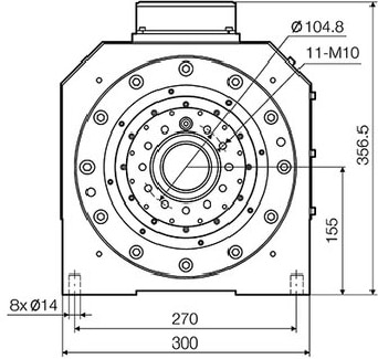 CNC Lathe Motorized spindle Air Cooling