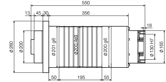 CNC Lathe Motorized spindle