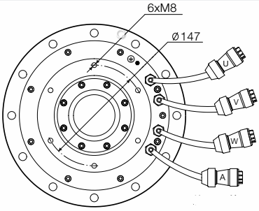 CNC Lathe Motorized spindle