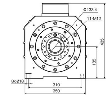 CNC Lathe Motorized spindle