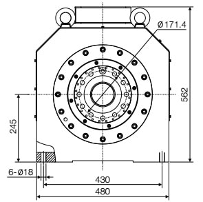 CNC Lathe Motorized spindle