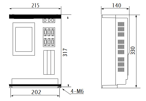 Triple Axis servo drive